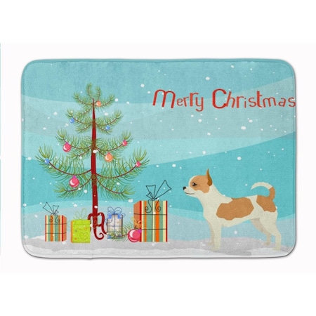 Carolines Treasures Chihuahua Christmas Tree Machine Washable Memory Foam Mat CK3530RUG